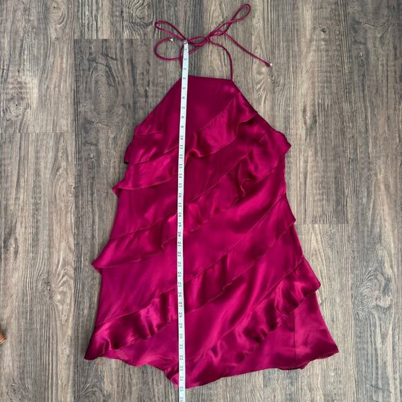 Elliatt Prestigious Silk Mini Dress in Berry S - Picture 13 of 14